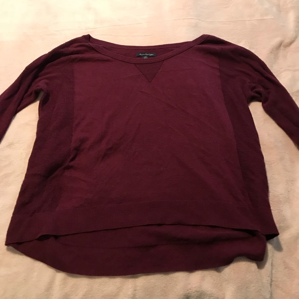 Burgundy sweater